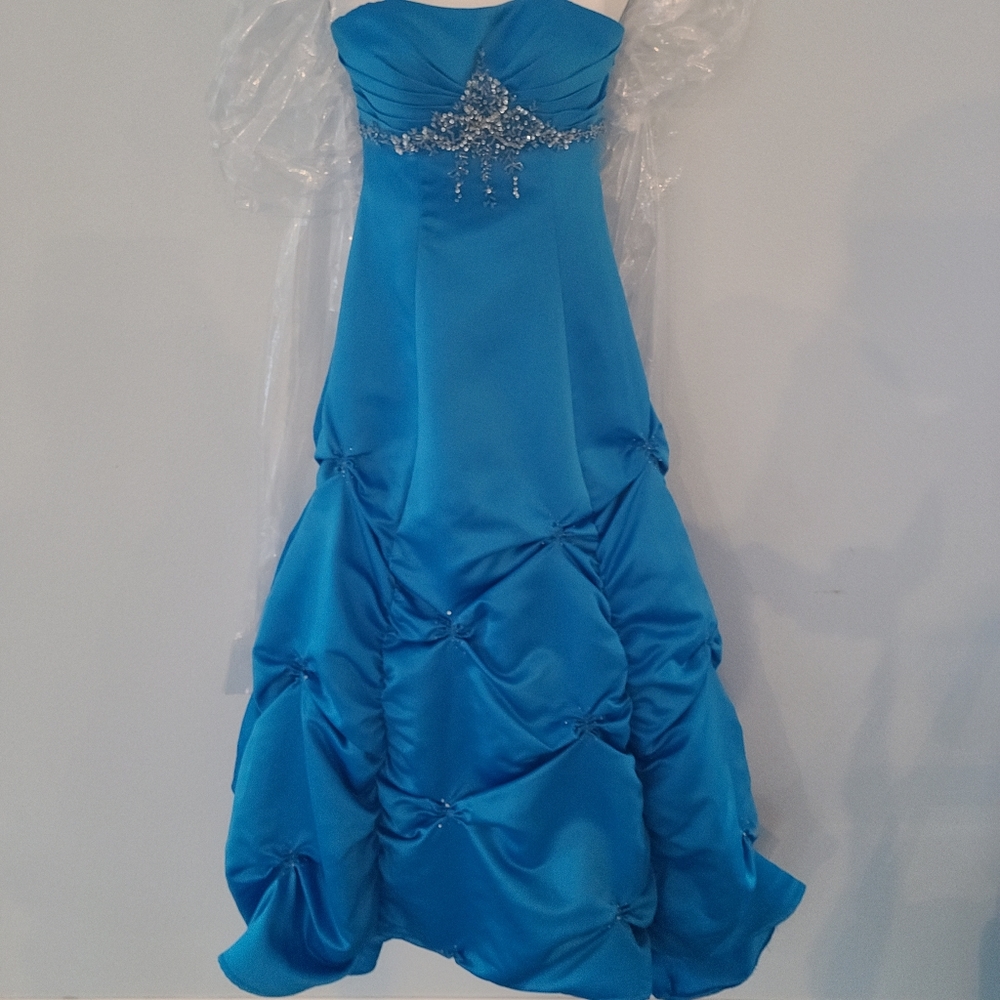 Hemmed Prom Dress